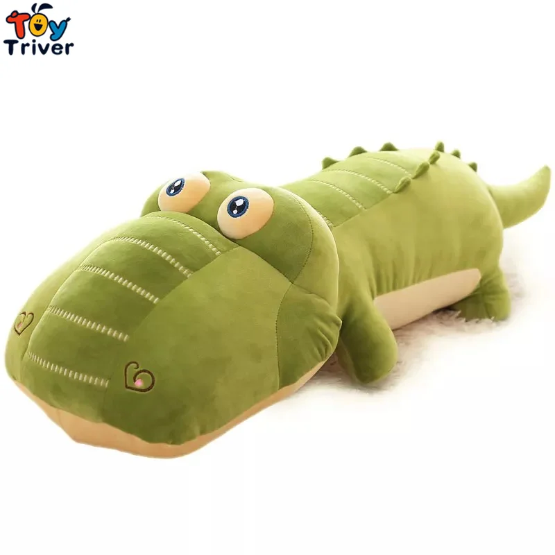 

Creative Cartoon Simulation Green Crocodile Plush Stuffed Doll Toys Long Pillow Cushion KidS Baby Boy Birthday Gift Triver Toy