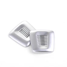 Micrófono Mic Sticker Decor Interior Trim Cubierta Mate ABS 2 unids Para BMW Serie 1 F20 F22 F21 2012-2017 Serie 2 Coupe 2014-2017