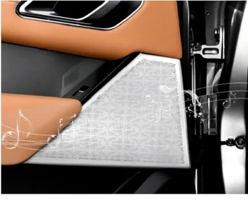 

For Land rover Range Rover VELAR 2017 2018 Car Aluminum Alloy Door Speaker Cover Panel Trim Accessories 4pcs
