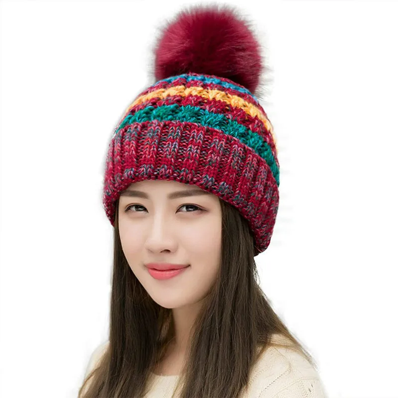 winter pom pom beanie