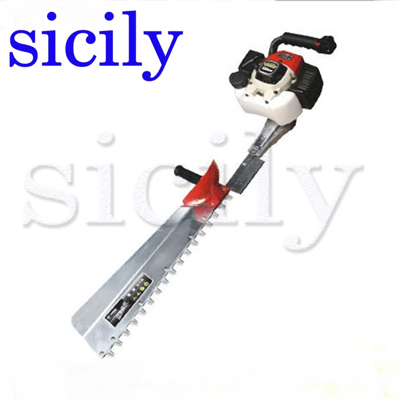 

SICILY Single blade Hedge machine, Hedgerow clipper gasoline tea tree leaf pruning machine, two stroke pruning machine LJ7510F-2