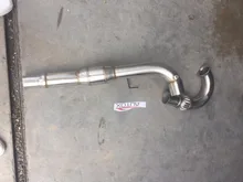 3 polegadas de 200 células downpipe para mk7 gti 2.0 t
