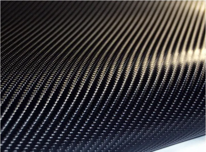 4D Professional Grade 12''X60&quot Black Carbon Fiber Vinyl Wrap Air Release Bubble Free Car Styling |