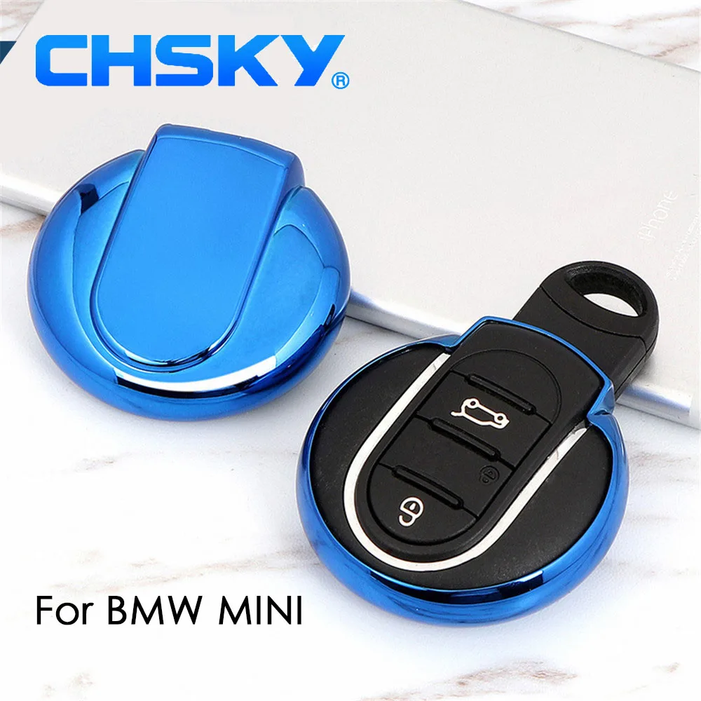 Chsky стайлинга автомобилей TPU ключа автомобиля чехол для BMW MINI Cooper S R50 R53 F54 F55 F56 ключа автомобиля чехол автомобильный чехол стильный Аксессуары