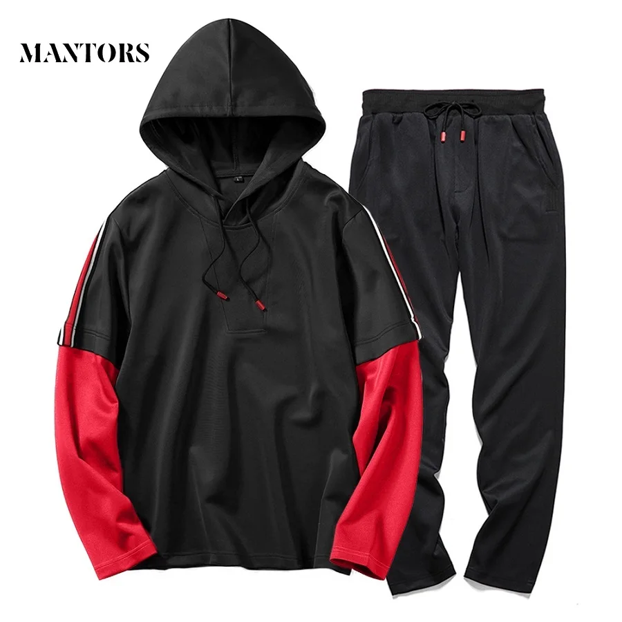track pants and hoodies