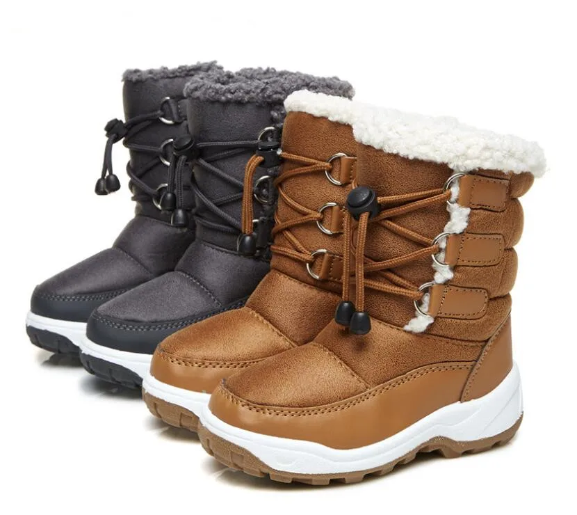 Children's warm snow boots-12