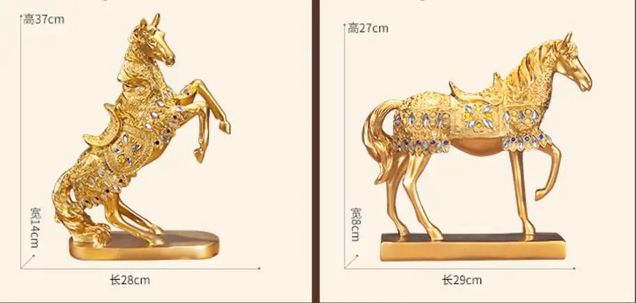 Ретро украшения lucky horse, креативная офисная мебель, подарок, винный шкаф, статуя, для кабинета, фигурка, домашний декор, лошадь, счастливые подарки