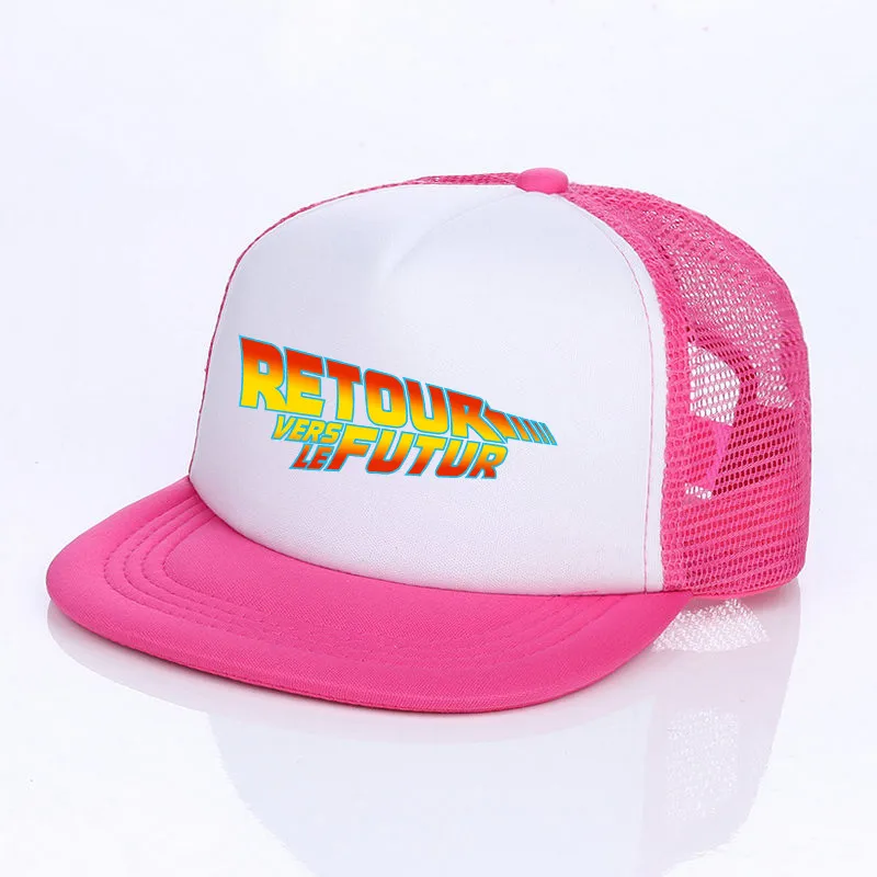 Уникальная дизайнерская шапка в стиле Харадзюку для путешествий во времени, цвет радуги, шапка для водителя грузовика, автомобильная бейсболка DMC YF029 - Цвет: YF02916
