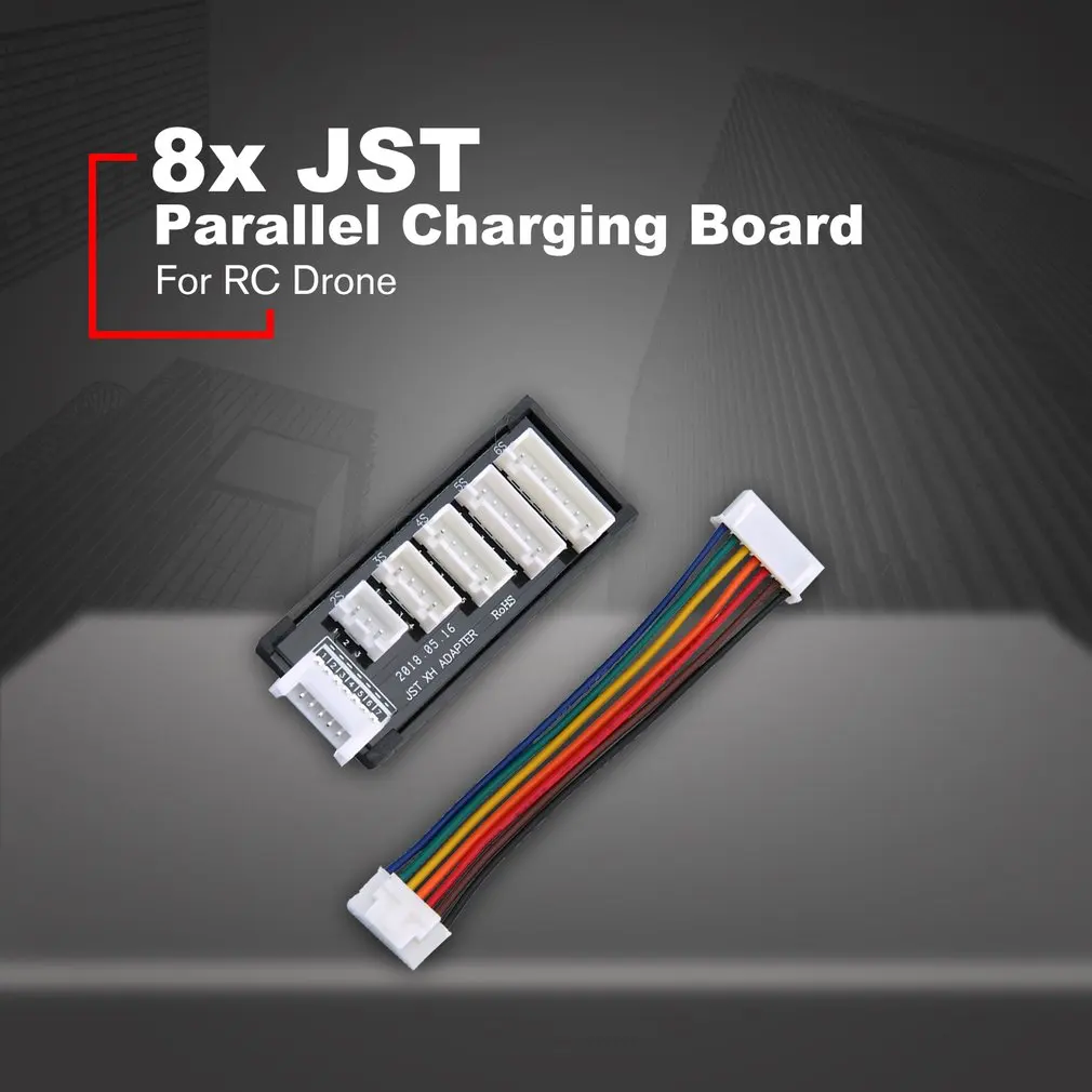Изысканная Плата расширения баланса для JST-XH 2S 3S 4S 5S 6S LiPo зарядное устройство зарядный адаптер RC для радиоуправляемого дрона