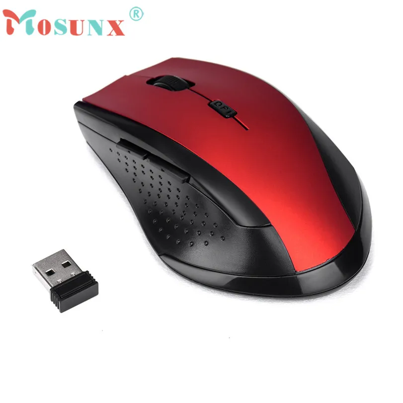 

Hot-sale MOSUNX Wireless Mouse Gifts Wholesale 2.4GHz 6D USB Wireless Optical Gaming Mouse 2000DPI Mice For Laptop Desktop PC