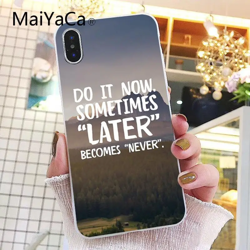 Чехол Maiyaca Believe City Words Luxury Уникальный дизайн PhoneCase для iPhone 8 7 6 6S Plus X XS MAX 5 5S SE XR