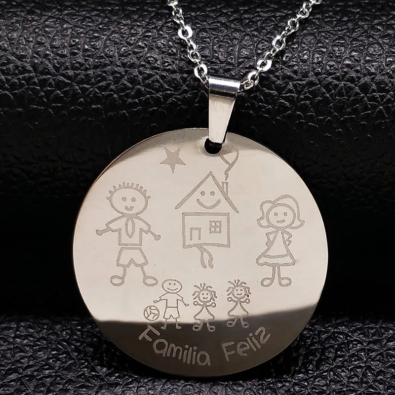 Ожерелье женское из нержавеющей стали серебристого цвета N352S01|stainless steel necklace|steel