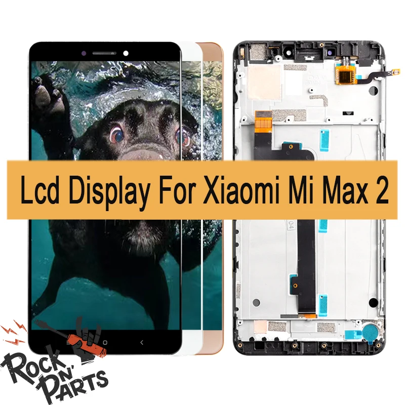 6 44 &quotОригинал ips для Xiaomi Mi MAX 2 ЖК дисплей сенсорный экран в сборе запасные части