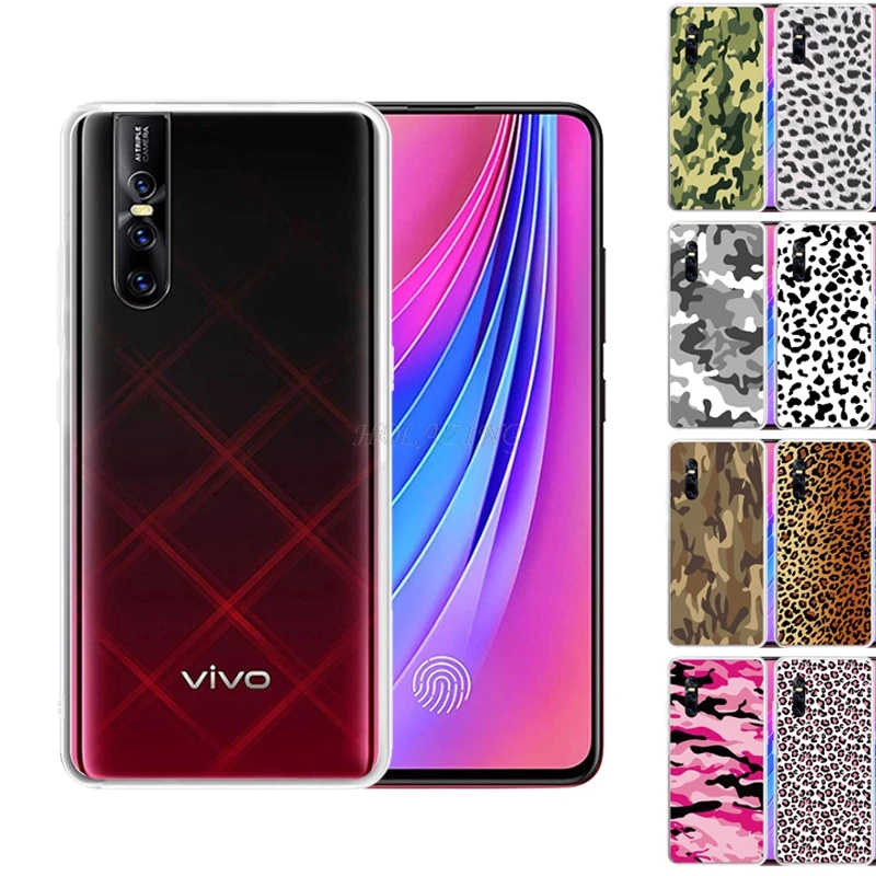 

Soft Clear Silicone TPU Cover for Vivo V15 Pro Anti-Scratch Custom Camouflage Print Case OEM/ODM Funda Coque