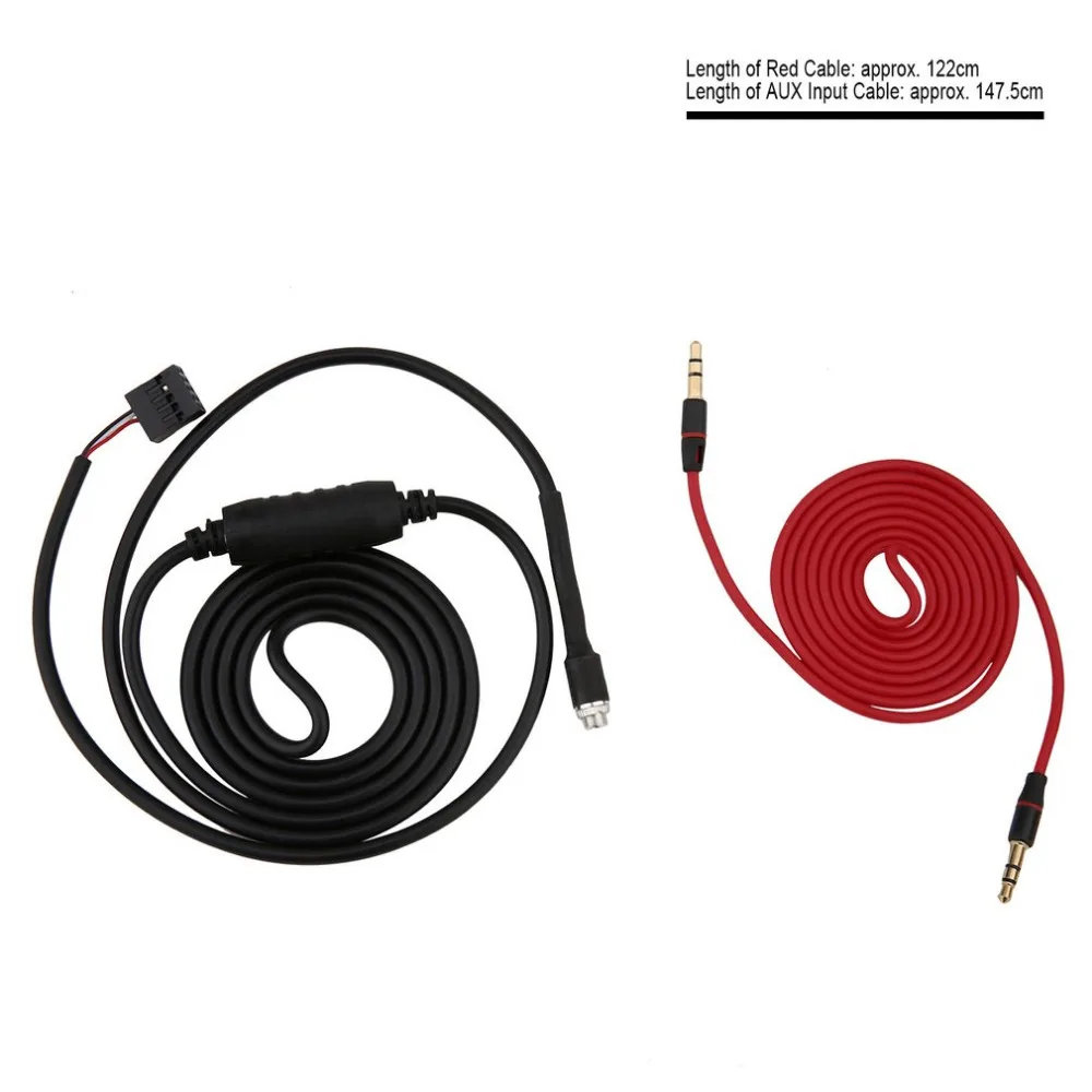 

Univesal 3.5mm AUX Input Mode Cable Female Dash Mountable Socket For BMW E46 Aux-in Audio Adapter Cable For Phone Car-styling