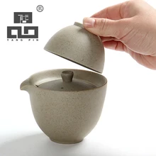 Чайные наборы TANGPIN для кофе и чая, керамический чайник, чайники Gaiwan, чайная чашка для пуэр, портативный чайный набор для путешествий