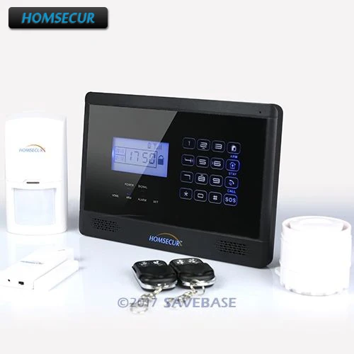 HOMSECUR (Espanol/Deutsch/Francais/English Voice) Home Security Wireless GSM Autodial Burglar Intruder Alarm System HOMSECUR (Espanol/Deutsch/Francais/English Voice) Home Security Wireless GSM Autodial Burglar Intruder Alarm System