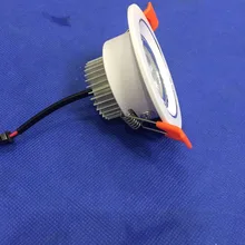 Светодиодный точечный светильник 3 Вт 4 шт./лот диаметр 75 мм светодиодный круглый светильник 110v220v утопленный светодиодный розничный 5 лет гарантии