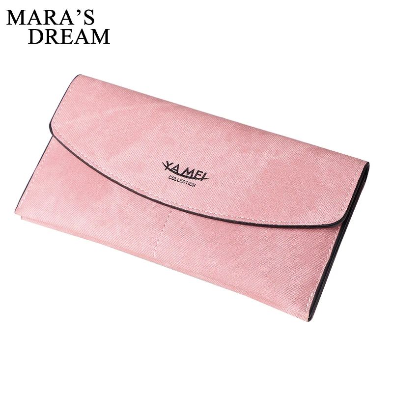 

Mara's Dream 2018 Brand Designer Coin Purses Leather Wallets Women Long Clutch Phone Wallets Female Credit Card Holder Money Bag