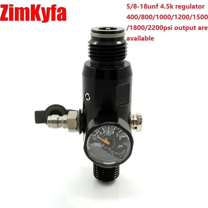 Pcp Paintball Air Regulator 4500psi Hpa Valve 400/800/1200/1500/1800