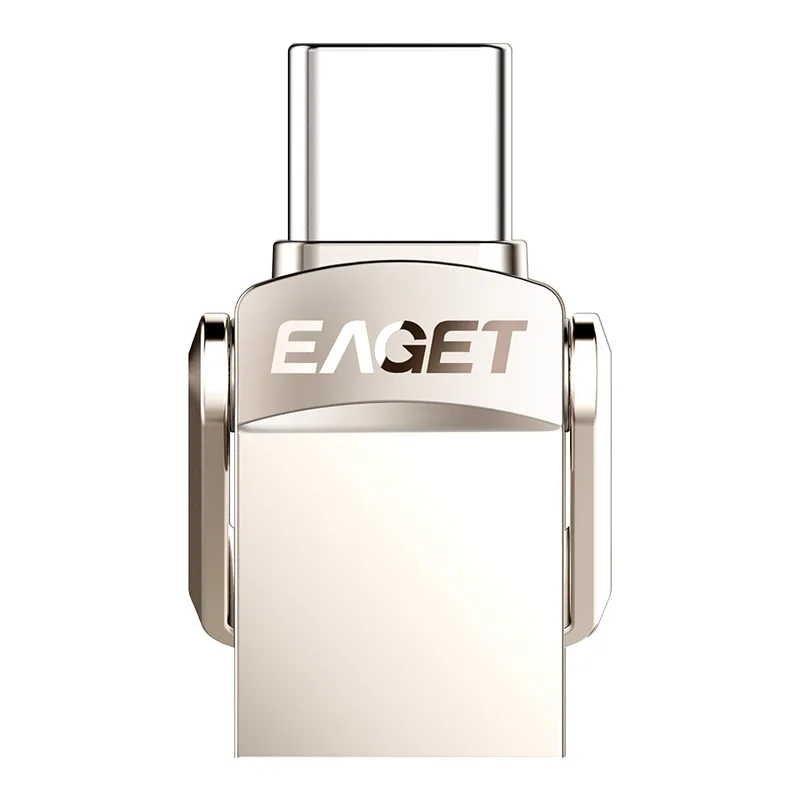 Eaget CU20 USB Flash Drive 16Gb 32GB 64GB Usb 3.0 Type C Pendrive flash disk U Disk Pen drive Metal USB stick For Samsung Phone