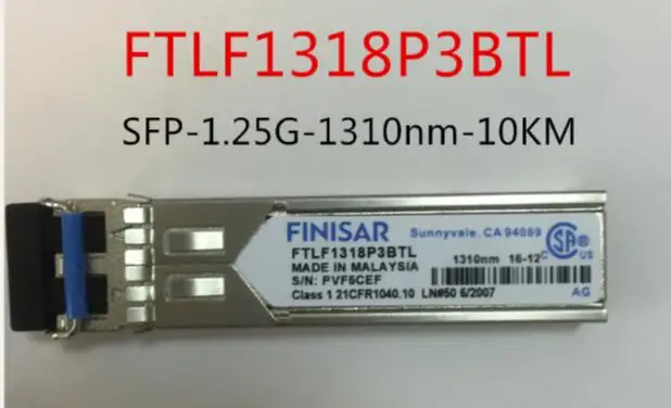 

FTLF1318P3BTL 1.25G-1310nm-10KM