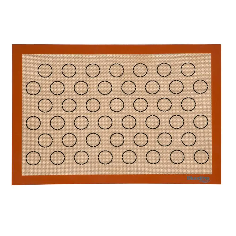 

Bluedrop food grade silicone baking mat eclair oven liner sheet macaron baking sheet fondant sugar non stick sheet 33x47 cm