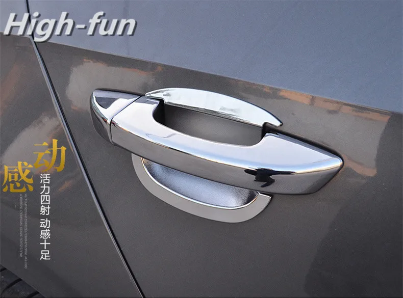 FUNDUOO Новый хромированный чехол для автомобильной двери + крышка чаши Volkswagen VW Golf 6