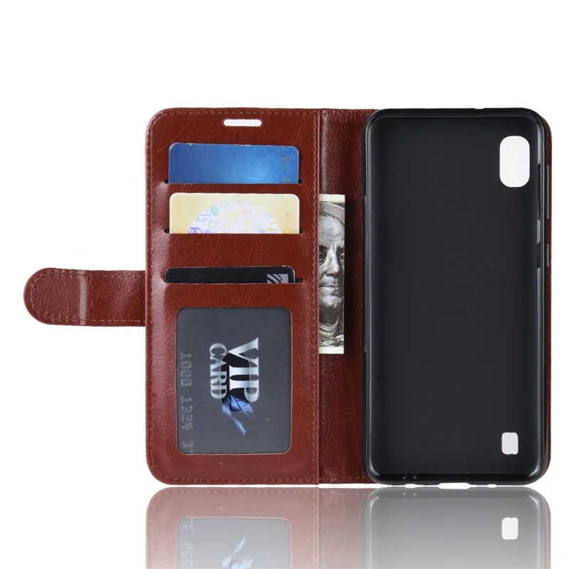 Para-Samsung-Galaxy-A10-SM-A105-funda-Cartera-de-cuero-bolsa-bolso-del-tel-fono-para
