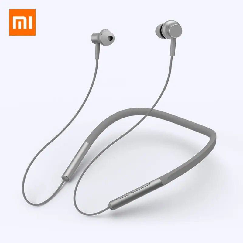 Xiaomi In-Ear Bluetooth наушники беспроводные воротник беспроводная гарнитура для занятий спортом магнитный с микрофоном гибридный двойной драйвер