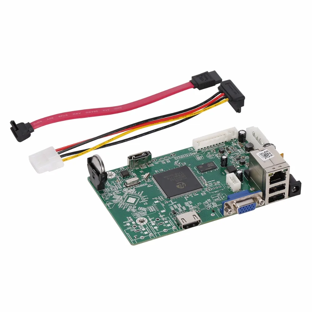 

AZISHN H.264 8CH 1080P/12CH 960P CCTV NVR Main Board HI3520D ONVIF P2P HDMI Output Motion Detection for Surveillance Cam System