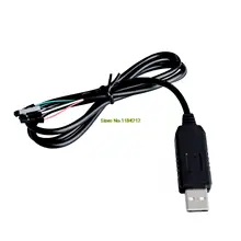 Цена PL2303 PL2303HX USB к UART ttl кабельный модуль 4 p 4 pin RS232 конвертер