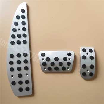 

DEE Car Accessories For VOLVO C30 Fuel Brake Foot Rest Automatic pedals Plate Non slip Accelerator brake AT pedal Pads covers