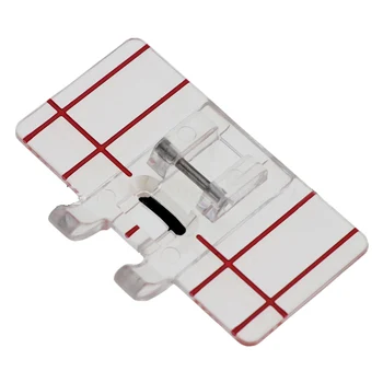 

Multifunction Clear Plastic Simple Mini Foot Presser Sewing Tool Home Domestic Sewing Machine Parallel Stitch