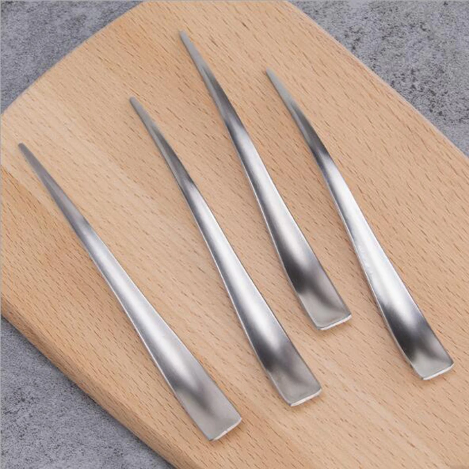 

2 pcs/set Stainless Steel Fruit cake dessert Forks Cocktail Tasting Appetizer Forks Set Mini party Forks coffee mixing