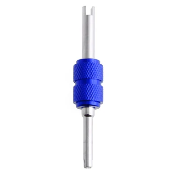 

QILEJVS Red Valve Stem Core Remover Car Truck Tire Repair Install/Remove Tool Dual Head #14521#