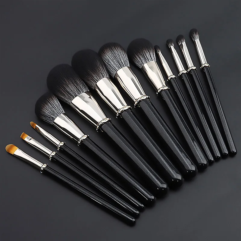 

2019 New arrival High Quality 12pcs Makeup Brushes Set Foundation Blusher Eye Shadow Eyebrow Cosmetic Tools