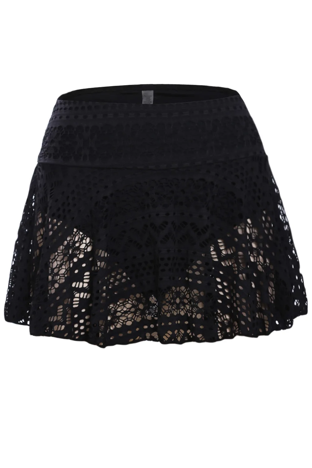 high waisted skirt swimsuit bottoms
