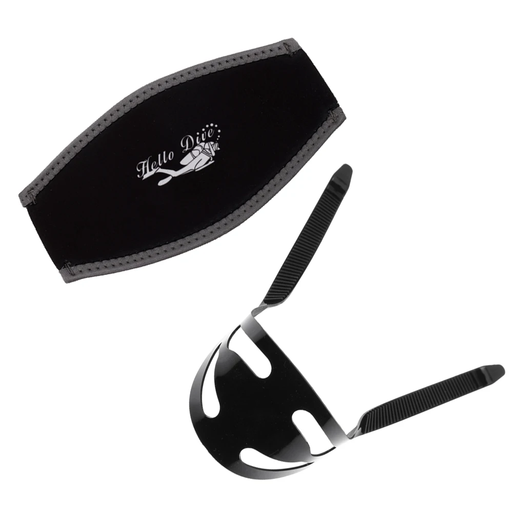 Scuba Diving Snorkel Mask Neoprene Strap Cover & Silicone Strap Replacement