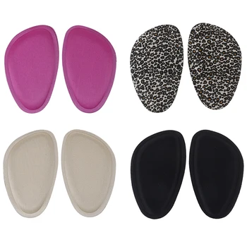 

Women 4D Sponge Forefoot Pads Sandals High Heels Shoes Anti-slip Cushion Half Yard Insert Pad Foot Care Front Silicone Insoles