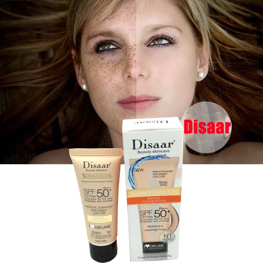 Disaar Facial Body Sunscreen Whitening Cream Sunblock Skin Protective Cream...