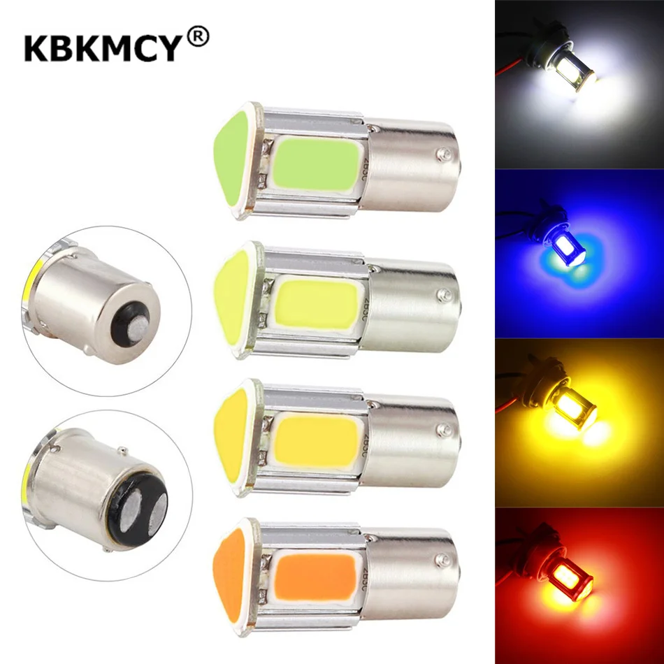 1156 1157 p21w bay15d ba15s P21/5 W led COB стоп сигнал заднего поворота Лампа 12В Белый Красный