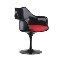 Классический кресло алюминиевое основание поворотный Лофт штоле минималистский Moderne Пластик поворотный Hotel обеденный стул стол стул