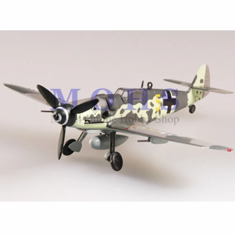 

EASY MODEL 37258 1/72 Assembled Model Scale Finished Model Scale Airplane Scale WW II Warbird BF109 BF-109G-6 JG53 1945 Germany
