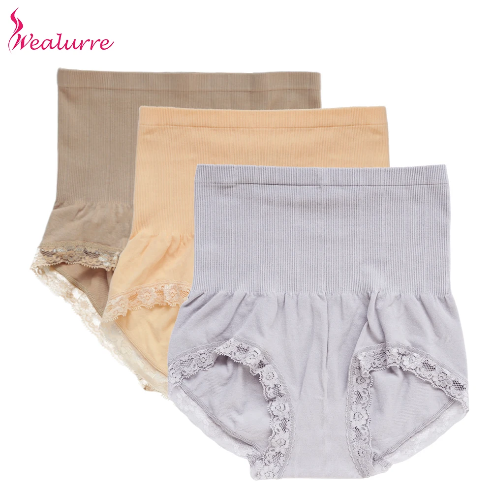 Wealurre Lace High Waist Panties Size Ladies Trainer Tummy Control