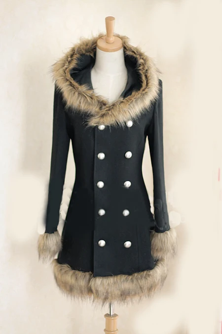 

Durarara Izaya Orihara Cosplay Costume Famale Coat 11