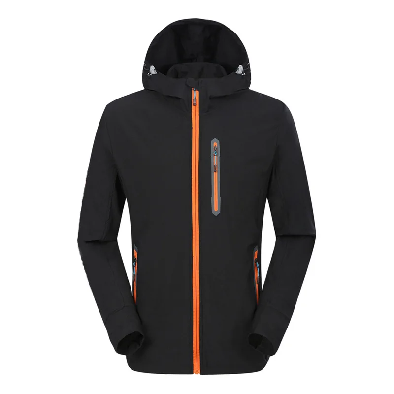 Men Outdoor Quick dry Windproof Hiking Jacket Jersey Coat Top