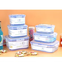 3 шт. Ланч-бокс для микроволновки PP Bento супер толстый прозрачный контейнер для пищевых продуктов набор домашняя кухонная для хранения Коробка для свежих продуктов мульти-размер