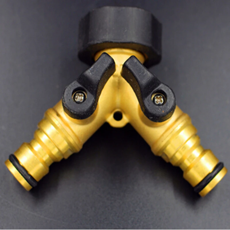 1PCS/LOT 3/4inch Dn20 Hose Splitters Y Connectors Water Hose Connector Hose Adapter Twin