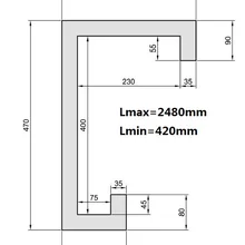 Гофрированные Защитные сильфоны Lmin 420 мм, L max 2480 мм, влагостойкие и маслостойкие